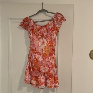 Floral Off-Shoulder Dress